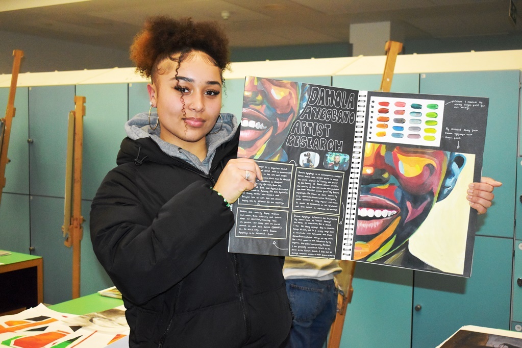 Marika Toukan Kopoko at the 'painting for change' launch